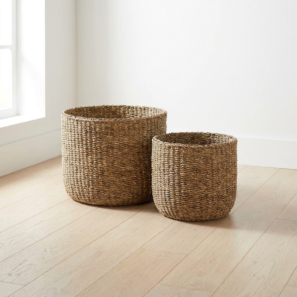 Seagrass Basket Pair